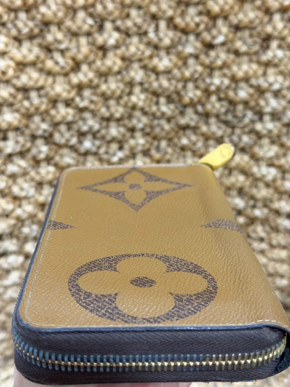 Louis Vuitton Giant Reverse Monogram Canvas Zippy Wallet